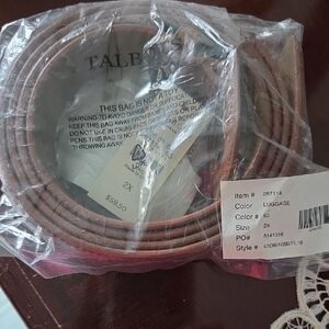 Talbots Luggage Leather Belt